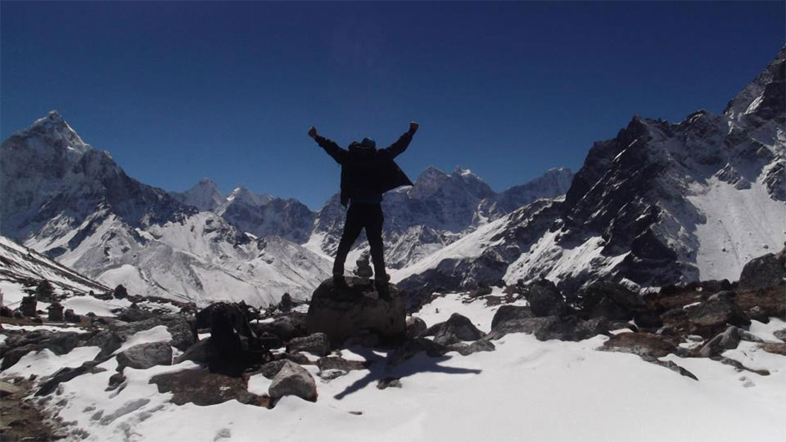 Everest base camp trek in January