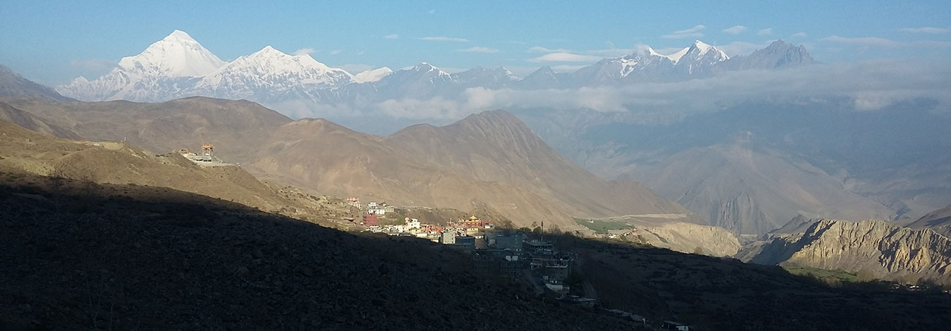 View from Muktinath Nepal