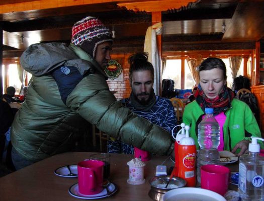 Food on Everest base camp trek