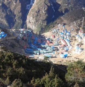 Sherpa capital Namche Bazaar the Gate way to Everest base camp