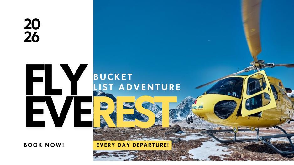 Everest helicopter tour with kalapather landing