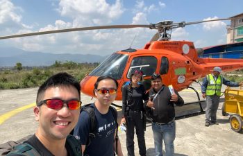 Everest base camp helicopter safety