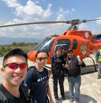 Everest base camp helicopter safety