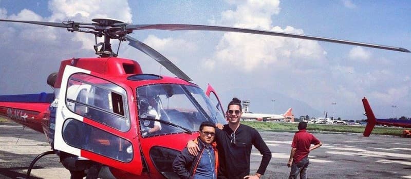 Everest base camp Helicopter tour in october
